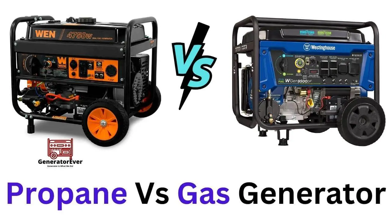 propane vs gas generator