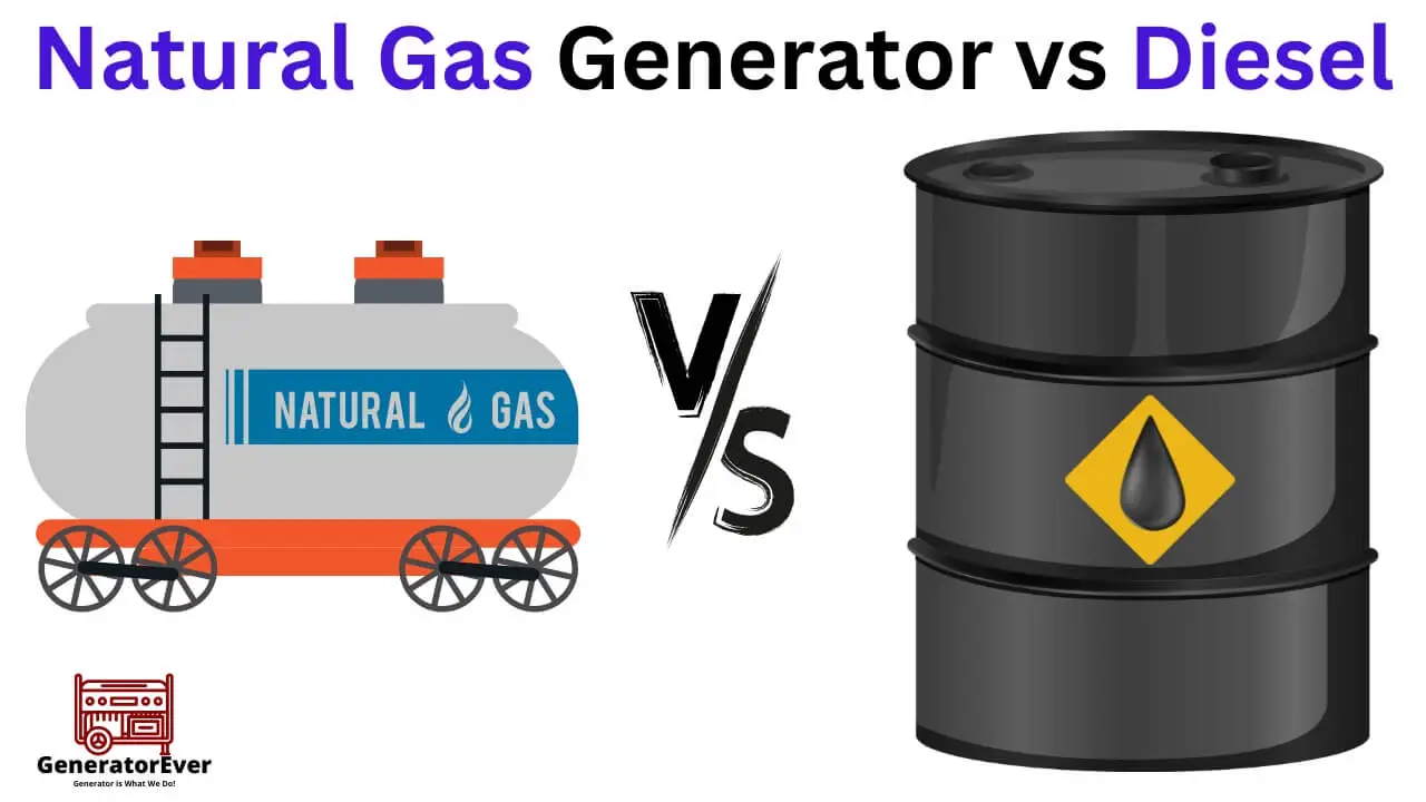 Natural Gas Generator vs Diesel