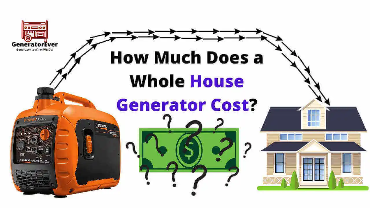 how much does a whole house generator cost